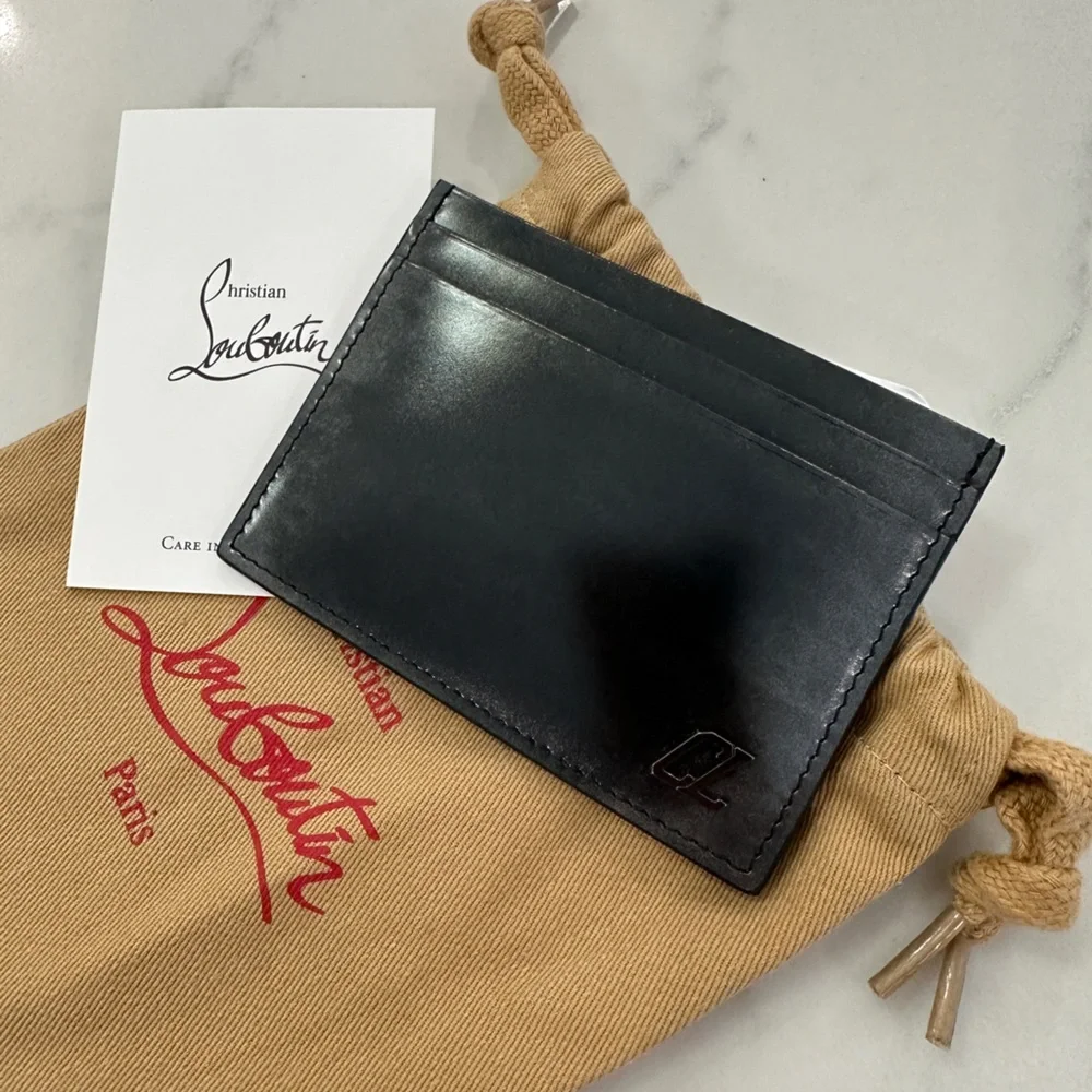 Christian Louboutin M Kios Leather Card Holder